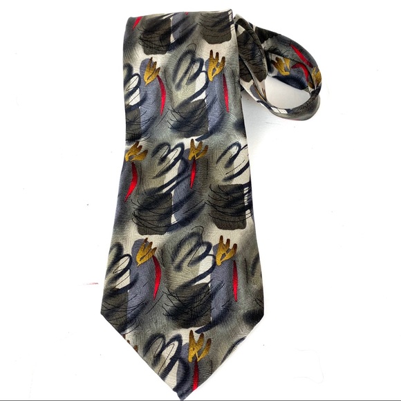 J. Garcia Other - J Garcia Tie Humming Bird Collection Gray Brown